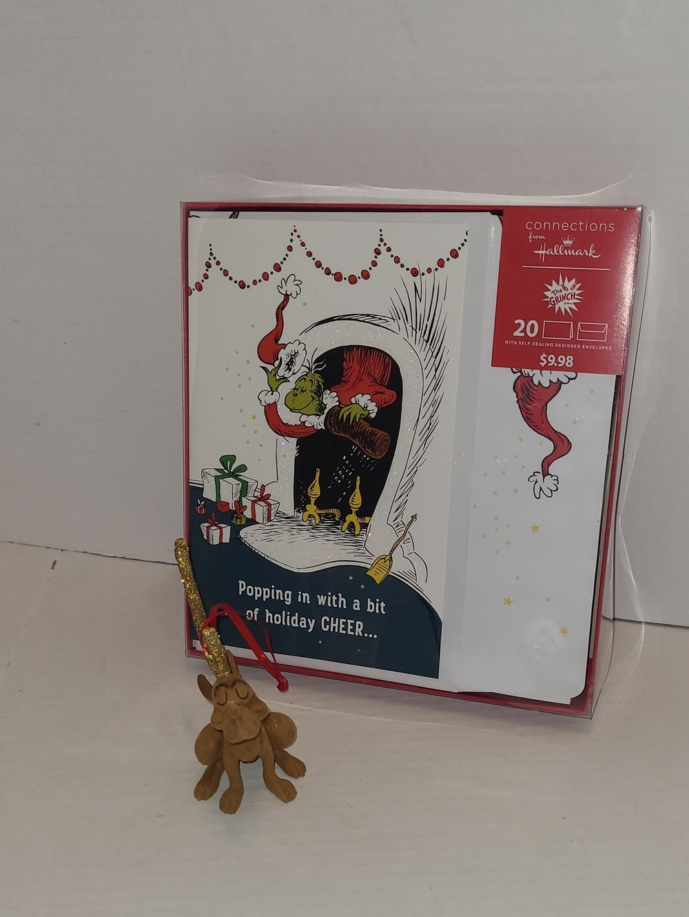 Hallmark Grinch Holiday Cards & Max Ornament From How The Grinch Stole Christmas